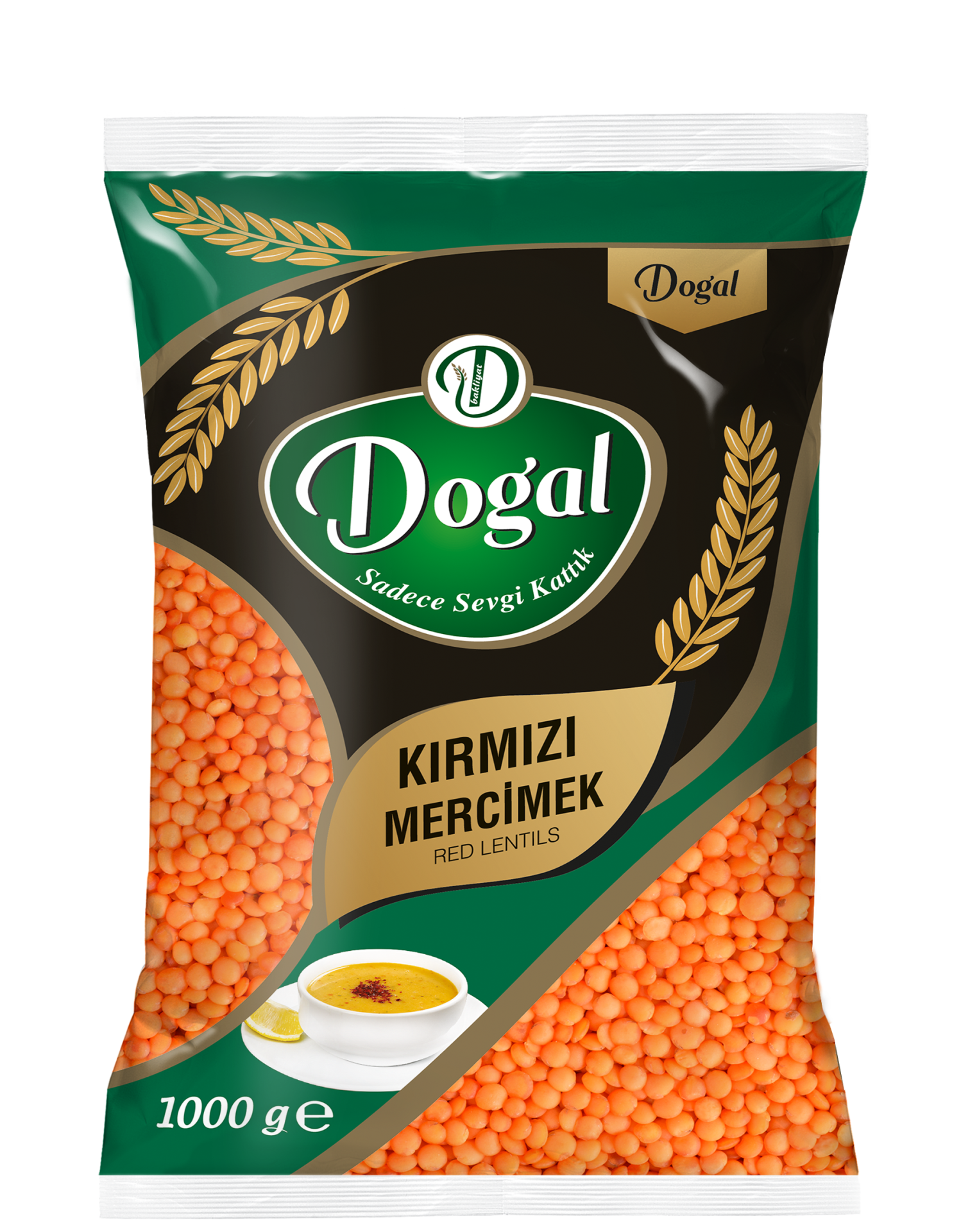 Doğal Kırmızı Mercimek 1 Kg