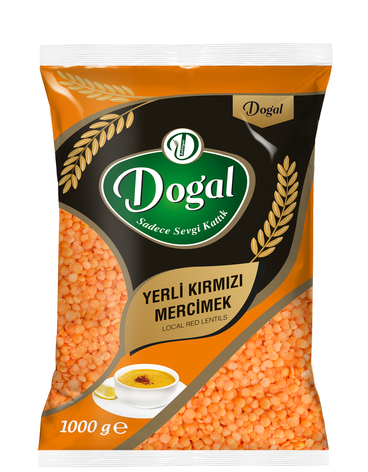 Doğal Yerli Kırmızı Mercimek 1 Kg