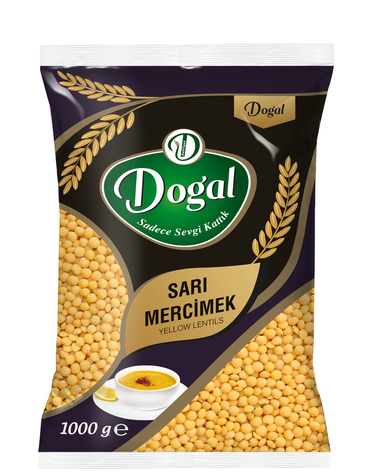 Doğal Sarı Mercimek 1 Kg