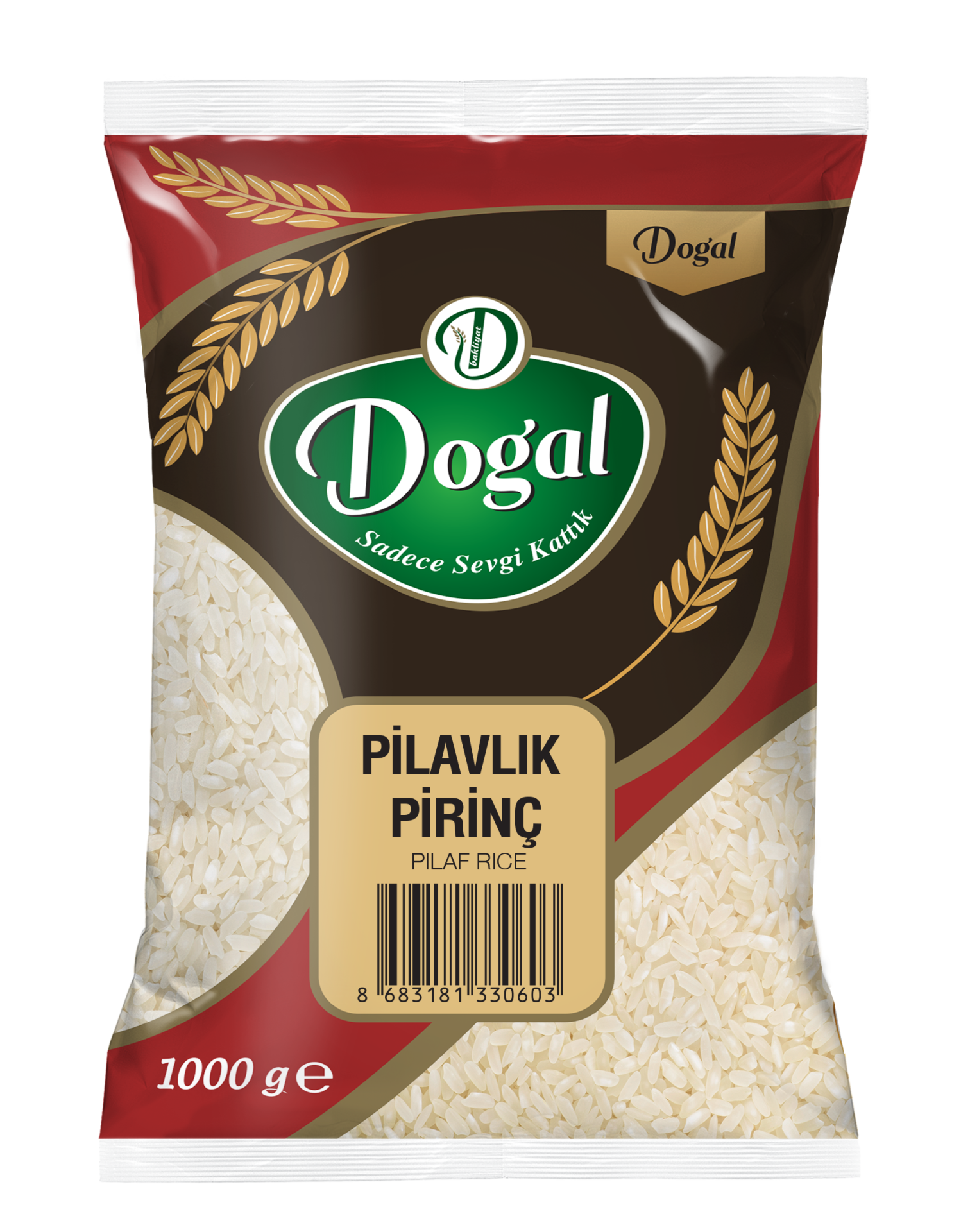 Doğal Pilavlık Pirinç 1 Kg