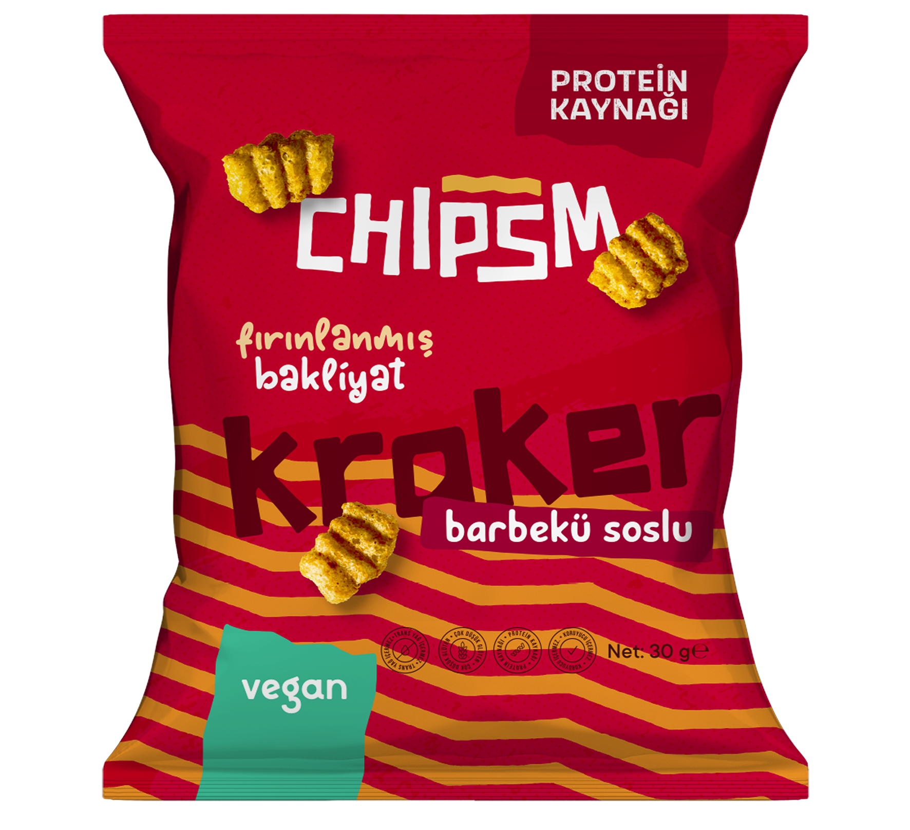 CHIPSM Barbekü Soslu Kraker 15'li
