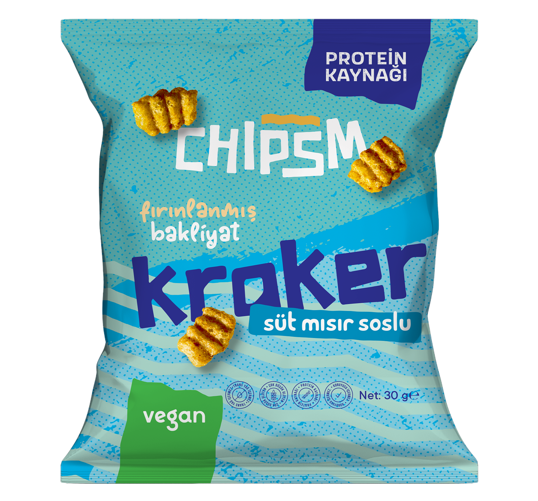 CHIPSM Süt Mısır Soslu Kraker 15'li