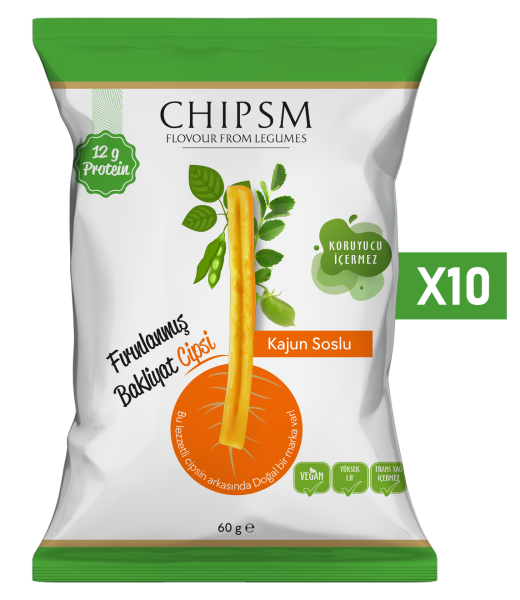 CHIPSM Kajun Soslu 10'lu Paket