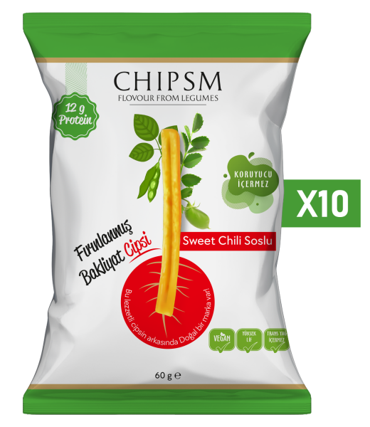 CHIPSM Sweet Chili Soslu 10'lu Paket