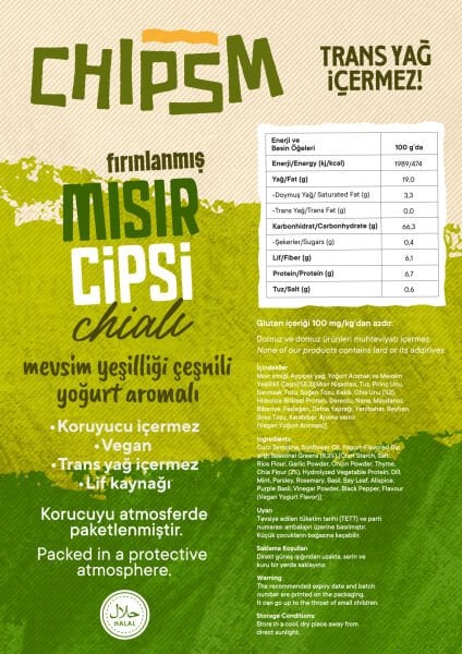 CHIPSM Mısır ve Pirinç Cips Tanışma Paketi 5'li
