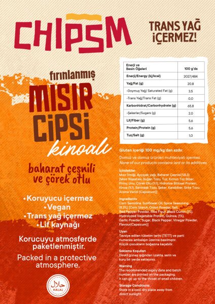 CHIPSM Mısır ve Pirinç Cips Tanışma Paketi 5'li