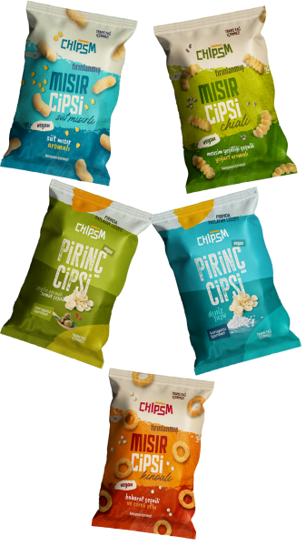 CHIPSM Mısır ve Pirinç Cips Tanışma Paketi 5'li
