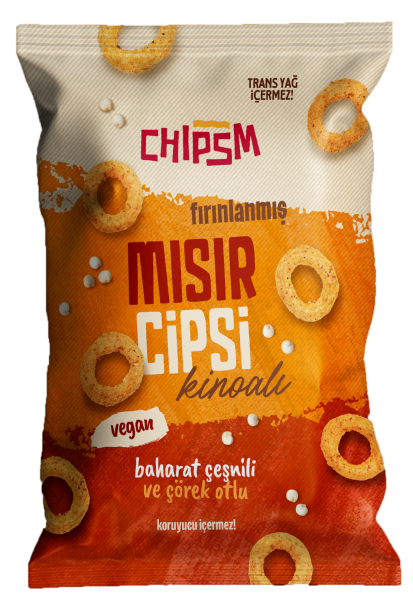 CHIPSM Mısır Cips Baharatlı Kinoalı 5'li