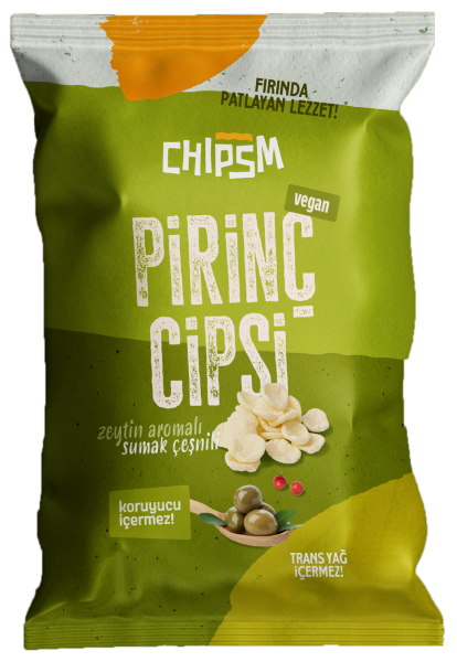 CHIPSM Pirinç Cips Sumak Zeytin 5'li