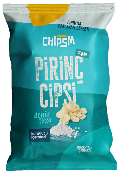 CHIPSM Pirinç Cips Deniz Tuzlu 5'li